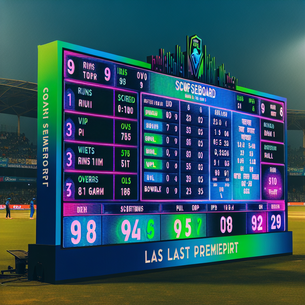 lkn last ipl match scorecard